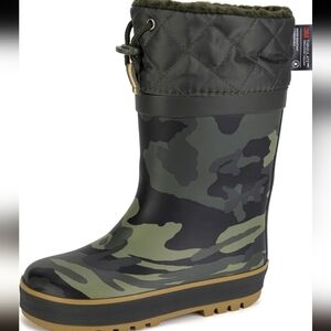 SOLARRAIN Camo Waterproof Snow/Rainboots